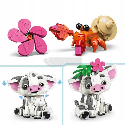 LEGO Disney 43292 Vaiana Pua, zestaw klocków 9+
