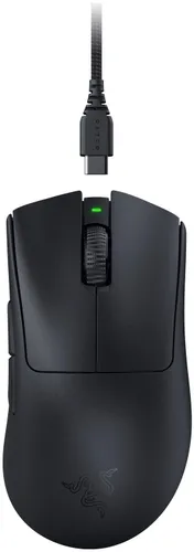 Myszka gamingowa Razer DeathAdder V3 Pro + HyperPolling Dongle bezprzewodowa 30000 dpi optyczna czarna