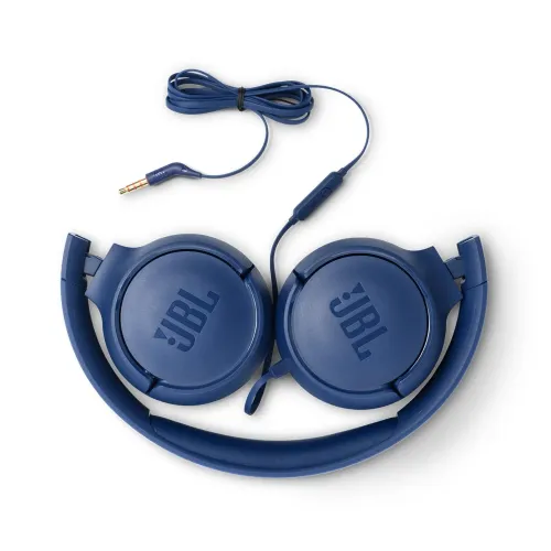 Słuchawki przewodowe JBL Tune 500 Nauszne Mikrofon Niebieski