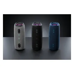 Głośnik mobilny XMUSIC BTS860 Bluetooth, Moc 40W, IP66, Akumulator 5000 mAh,  Radio FM, Szary