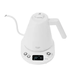 ADLER AD 1349w 1 l - czajnik elektryczny bezprzewodowy metalowy z regulacją temperatury