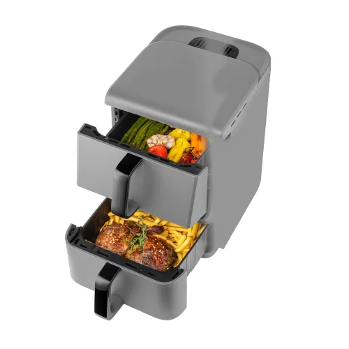 Аэрогриль Raven EFN012, низкожирный, вертикальный, 2500 Вт, 10 л