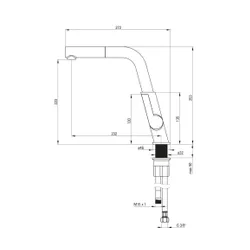 Bateria DEANTE Silia BQS Z73M Złoty