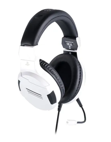 Słuchawki przewodowe z mikrofonem BigBen PS4 Gaming Headset V3 Nauszne Biały