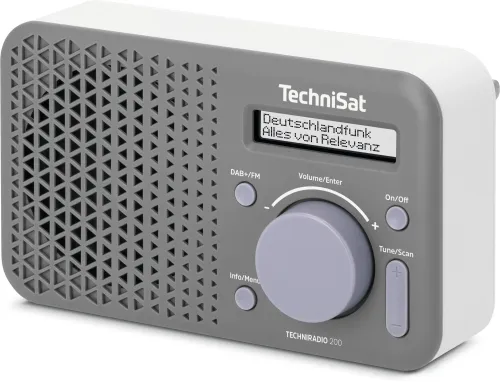 Radioodbiornik TechniSat TechniRadio 200 Radio FM DAB+ Szary