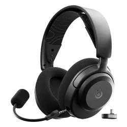 Słuchawki STEELSERIES Arctis Nova 3P Wireless, Nauszne, Dźwięk przestrzenny Czarny