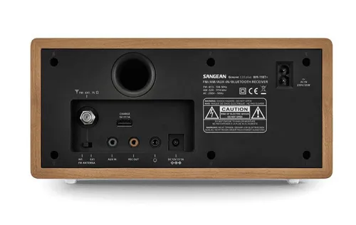 Radioodbiornik Sangean WR-11BT+ Radio FM Bluetooth Brązowo-czarny