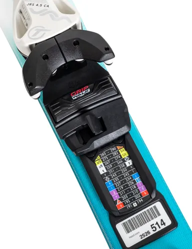Narty dziecięce HEAD SUPERSHAPE TEAM + wiązania HEAD JRS 4.5 z GRIP WALK - Długość (cm) - 107