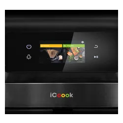 Air Fryer Frytkownica beztłuszczowa ICOOOK MFR-IC-01 Czarny 6.5l Wifi 15 automatycznych programów