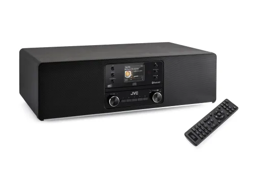 Wieża JVC All In One RD-E984B Bluetooth Radio FM DAB+ Internetowe Czarny