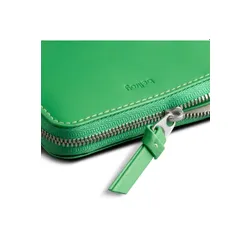 Кошелек Bellroy L-Pocket, кожаный, неоново-зеленый