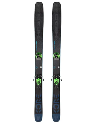 Narty allmountain freeride HEAD KORE 117 + wiązania TYROLIA ATTACK 16 z GRIP WALK - Długość (cm) - 180