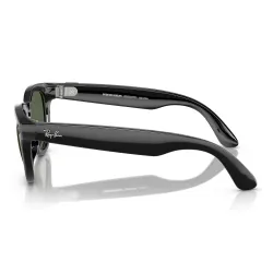 Okulary Ray-Ban Meta Glasses Green Lenses Shiny Black RW4006 Czarny