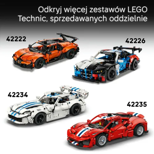 LEGO 42236 Technic: автомобиль Ford Mustang GT, набор блоков 10+