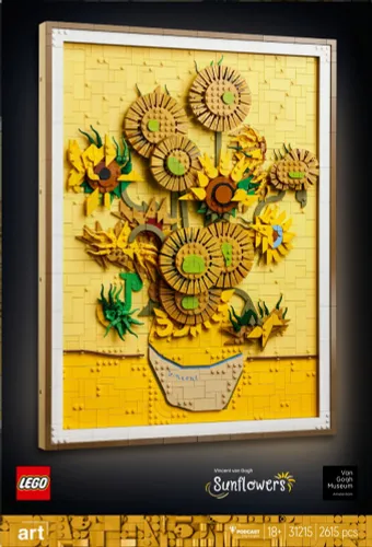 LEGO Klocki ART 31215 Słoneczniki Vincent van Gogh