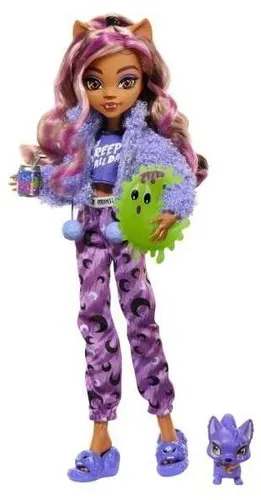 Lalka MONSTER HIGH Piżama Party Clawdeen Wolf HKY67