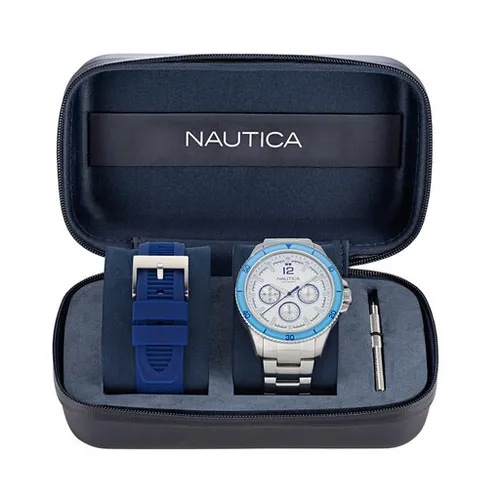 Часы Nautica NAPWRS405 Серебристый