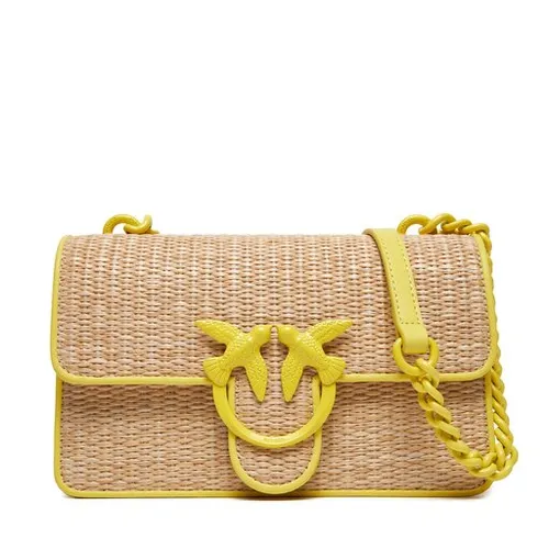 Pinko Love One Mini Light Cl PE 24 PLTT 103335 A1RQ Geanta de mana Bej
