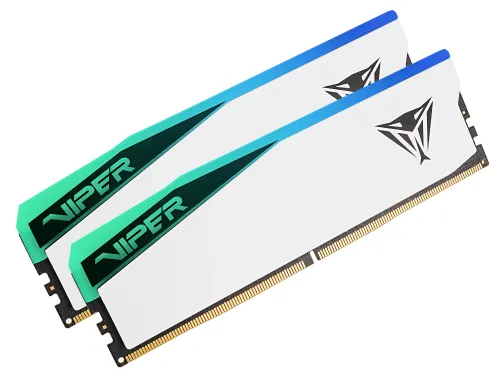 Pamięć RAM Patriot Viper Elite 5 RGB DDR5 32GB (2 x 16GB) 6000 CL30 Biały