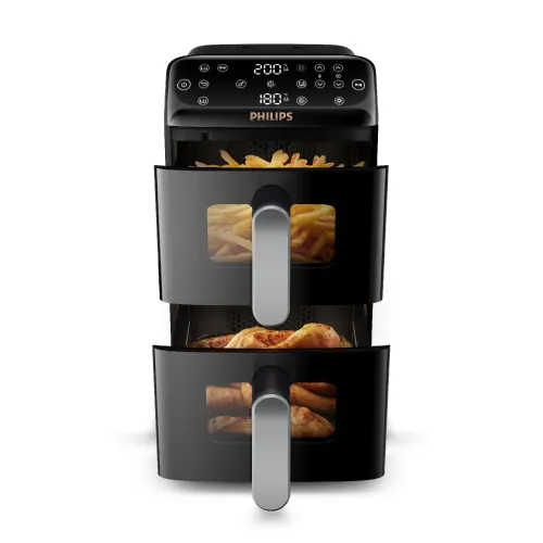 Air fryer Philips Ovi Dual Basket NA461/00 2750W 10l Aplikacja mobilna