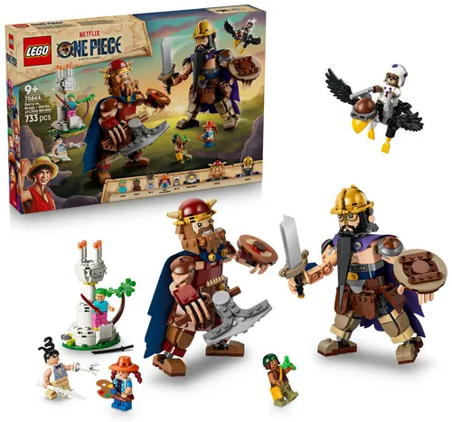 LEGO 75644 ONE PIECE: Дорри против Броги гиганты, набор кубиков 9+