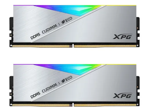 Pamięć RAM Adata XPG Lancer RGB DDR5 CUDIMM 48GB (2x24GB) 8400 CL42 Szary