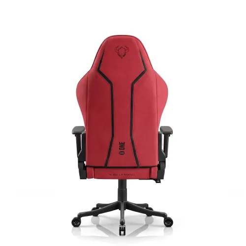 Fotel Diablo Chairs X-One 2.0 Normal Bloody Mery Gamingowy do 140kg Tkanina Czarno-Czerwony