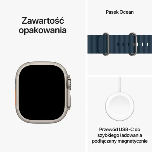 Smartwatch Apple Watch Ultra 2 GPS + сотовый титановый чехол 49 мм ремешок Ocean Blue