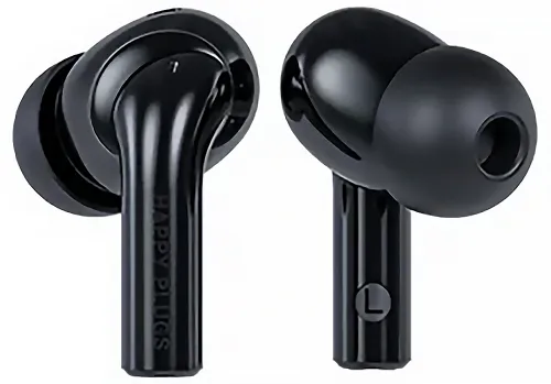 Słuchawki dokanałowe HAPPY PLUGS Joy Pro ANC Czarny