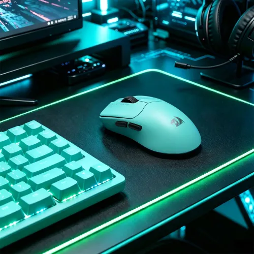 Myszka gamingowa Redragon M933TF-ULT Axion Turquoise