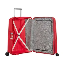 Большой чемодан Samsonite S'Cure - crimson red