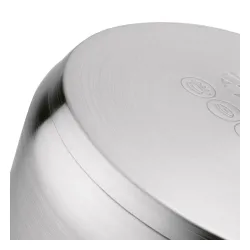 Garnek prosty ze stali nierdzewnej z pokrywką Tadar 29 litrów