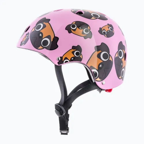 Kask rowerowy dziecięcy Hornit Pug pink/brown