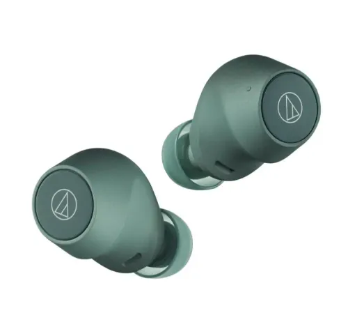 Słuchawki bezprzewodowe Audio-Technica ATH-CKS30TW+ Dokanałowe Bluetooth 5.1 Zielony