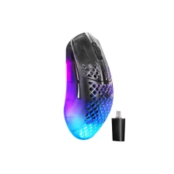 Myszka gamingowa SteelSeries Aerox 3 Wireless Gen 2 Shadow Czarny
