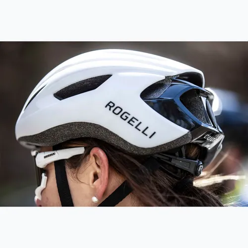 Kask rowerowy Rogelli Cuora white/black