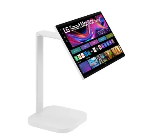 LG Swing 32U889SA - 31.5'' | 4K dotykowy | stojak na kółkach
