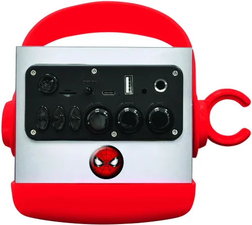 Głośnik mobilny LEXIBOOK Spider-Man LED BTP185SPZ Czerwony