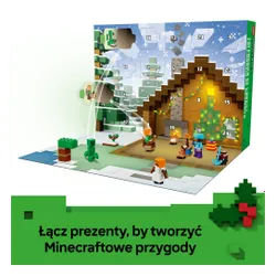 LEGO MINECRAFT 21280 KALENDARZ ADWENTOWY 2025 zestaw klocków dla dzieci 7+