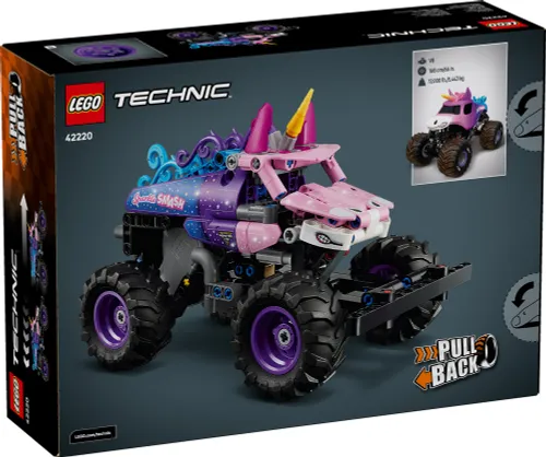 KLOCKI LEGO TECHNIC 42220 Monster Jam Sparkle Smash, zestaw klocków +7 lat