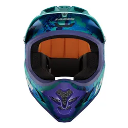 Kask rowerowy LAZER Phoenix+ Niebieski Full Face (rozmiar S)