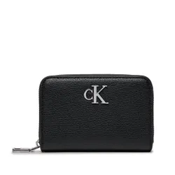 Маленький кошелек Calvin Klein Minimal Monogram Med для K60k611500 Black BEH