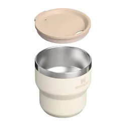 Kubek termiczny Stanley Stay Hot Stacking Camp Cup 0,29 l - cream
