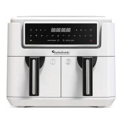 Air Fryer Frytkownica beztłuszczowa TURBOTRONIC TT-AF118 Biały 7.26l z podwójnym koszem