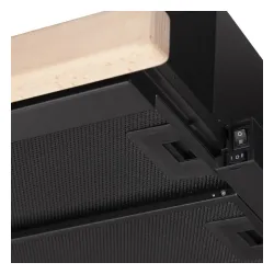 Okap Akpo WK-7 Light Wood Eco 60 Czarny matowy