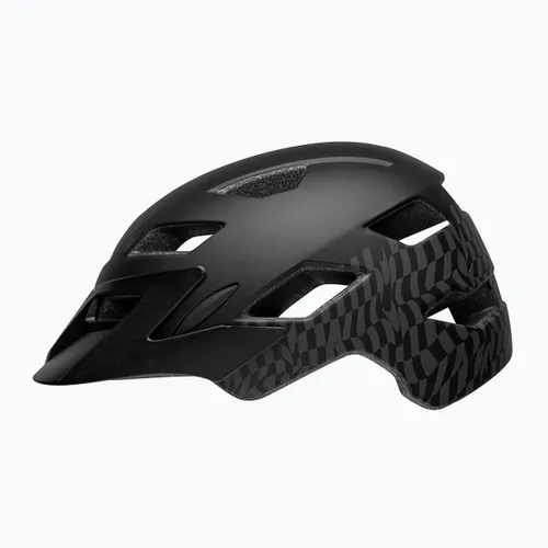 Kask rowerowy dziecięcy Bell Sidetrack Jr wavy checks/matte black