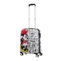 Чемодан/ручная кладь American Tourister Wavebreaker Disney - Minnie comics white