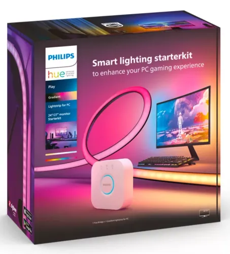 Taśma LED Philips Hue Zestaw startowy Play gradient PC 24 - 27"