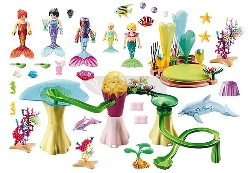 Playmobil Magic 70094 Królestwo syrenek z lśniącą kopułą