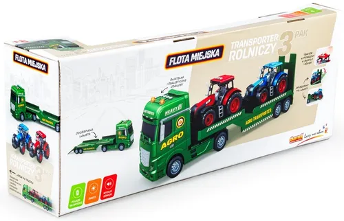 Zestaw pojazdów DUMEL Flota miejska Transporter rolniczy HT30907 (3 szt.)